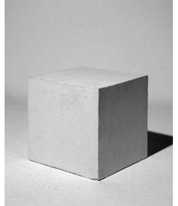 Геометрическое тело (гипс) Куб большой 125х125х125мм