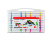 Набор маркеров акрил.на водн.осн.двухсторон.(кист.кругл.) 1-4мм Проф-Пресс 48цв в картон.короб.