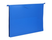 Папка для художн.пластик.на молнии 1отд. "ПМ-А2-35" ПЧЕЛКА 47х64х5см А2 СИНЯЯ