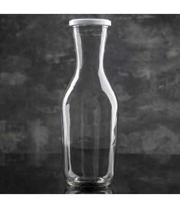 Бутылка для декора стеклянная 1л d10см h27см