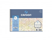 RR Альбом для акварели 300г хлопок+целлюлоза альбом/спираль Moyen Canson 12л НАТУРАЛЬНО БЕЛЫЙ12,5х18см RR Альбом для акварели 300г хлопок+целлюлоза альбом/спираль Moyen Canson 12л НАТУРАЛЬНО БЕЛЫЙ12,5х18см