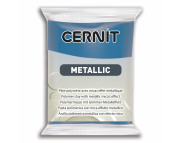 !Нет скидок СНЯТЫ С ПР-ВА, Полимерный моделин "CERNIT-METALLIC" 56гр СИНИЙ