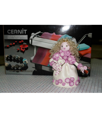 !Рекламный плакат А-5 Кукла Полимерный моделин "CERNIT" CR-CE0900******DARWI (Дарви) Бельгия