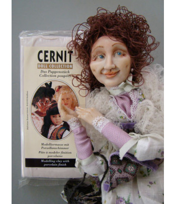 !Рекламный плакат А-4 Авторская кукла Полимерный моделин "Cernit Doll Collection" CR-CE0950500***DARWI (Дарви) Бельгия