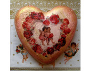 !Рекламный плакат А-4 Сердечко Фигуры для декора из пенопласта BV-00000****BOVELACCI (Бовелаччи) Италия