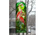 !Рекламный плакат А-4 Подвесное панно под витраж (стекло) Стеклянное белье для декора Украина