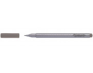 Линер водостойкий "Grip Fine Pen" Faber Castell 0,4мм СЕРЫЙ ТЕПЛЫЙ /151672