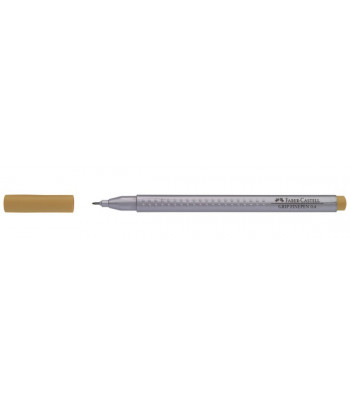 Линер "Grip Fine Pen" Faber Castell 0,4мм ОХРА ТЕМНАЯ