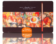Набор цв.круглых кедр.каранд.."Renoir FineArt" Marco (грифель d 3,7мм) в метал.короб. 36цв Набор цв.круглых кедр.каранд.."Renoir FineArt" Marco (грифель d 3,7мм) в метал.короб. 36цв