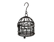 Миниатюрный объект металл "Клетка" 130х70мм /MET-091 ЧЕРНАЯ