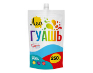 Гуашь художеств."Учись" ЛЕО 250мл 501 ГОЛУБАЯ