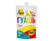 Гуашь художеств."Учись" ЛЕО 250мл 208 ЖЕЛТАЯ ТЕМНАЯ