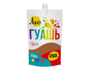 Гуашь художеств."Учись" ЛЕО 250мл 701 КОРИЧНЕВАЯ