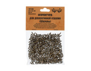 Шурупы декоративные для шкатулок WF-086 2х6мм 50гр ЛАТУНЬ