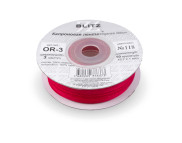 Лента декоративная капроновая Blitz 3ммх45,7м 118 МАЛИНОВЫЙ