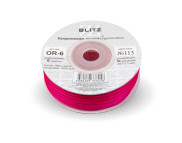 Лента декоративная капроновая Blitz 6ммх45,7м 113 СВЕТЛО-МАЛИНОВЫЙ