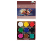 Набор красок акрилов.глянцевых в баночках "Хобби" ГАММА.20млх9цв в картон.упак