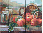 !Нет скидок 30х40см Н-р живопись по номерам "Натюрморт с яблоками. Жанна Когай"(холст/подр.+кисти+н-р акрил.красок+инструкц.)