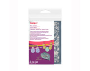 Набор декоративных трафаретов Sculpey 2шт."Florals" Набор декоративных трафаретов Sculpey 2шт."Florals"