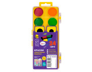 Набор акварельных красок в кюветах Играй ЛЕО 24цв в пласт.упак.