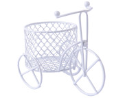 Миниатюрный объект металл "Велосипед" 80х100мм /MET402 БЕЛЫЙ