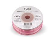 Лента декоративная капроновая Blitz 6ммх45,7м 050 БЛЕДНО-РОЗОВЫЙ