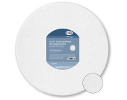 *d60 Холст/подрамн.круглый ХЛОПОК РОССИЯ 410г средн.зерно акрил.грунт натяж.задн."Студия" ГАММА