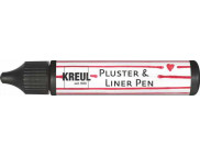 Контур универсальный опухающий (стирка до 40*С) "Pluster Liner Pen" Kreul 29мл ЧЕРНЫЙ Контур универсальный опухающий (стирка до 40*С) "Pluster Liner Pen" Kreul 29мл ЧЕРНЫЙ