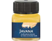 Краска по темным тканям и коже нерастекающаяся EFFEKT COLOR "Metallic" Javana 20мл ЗОЛОТО Краска по темным тканям и коже нерастекающаяся EFFEKT COLOR "Metallic" Javana 20мл ЗОЛОТО