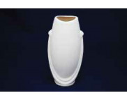 Ваза "Калипсо" керамическая белая для декорирования h195мм