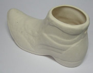 Ботинок-сапожок керамический белый для декорирования b110мм  h50мм