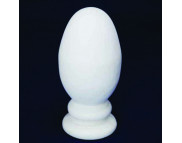Яйцо на подставке керамическое белое для декорирования d130мм