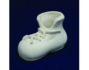 Ботинок со шнуровкой керамический белый для декорирования L90мм