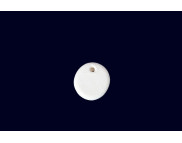 Медальон "Круг" керамический белый для декорирования d20мм (5шт.)