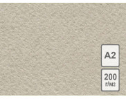 RR Бумага для АКВАРЕЛИ / ПАСТЕЛИ  200г рисовальная целлюлоза ЛЛХ 42х59,4 А2 СЕРАЯ