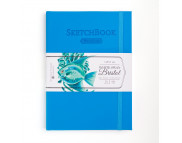 Альбом д/графики и маркеров 180гр 100%цел.облож.голубая "Bristol Touchr" МАЛЕВИЧЪ 40л А5