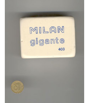 !Ластик прямоугольн.(синт.каучук) для 3Н-4В "Гигант 403" Milan 68.5х51х28.5мм