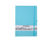 Альбом д/эскизов 140гр книжн.ф.облож.тверд.Небесно-голубой Sketchmarker 80л 21х30см А4