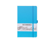 Альбом д/эскизов 140гр книжн.ф.облож.тверд.Синий Карибский Sketchmarker 80л 13х21см А5
