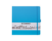 Альбом д/эскизов 140гр книжн.ф.облож.тверд.Синий Карибский Sketchmarker 80л 20х20см