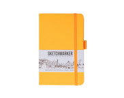 Альбом д/эскизов 140гр книжн.ф.облож.тверд.Неоновый апельсин Sketchmarker 80л 9х14см А6