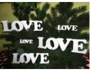 Набор заготовок (пенопласт пористый) надпись LOVE h5см в ассортименте Набор заготовок (пенопласт пористый) надпись LOVE h5см в ассортименте