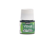 Краска лаковая по стеклу и металлу прозрачная (вр.сушки 8час.) Vitrail Pebeo 45мл ИЗУМРУДНЫЙ