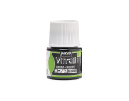 Краска лаковая по стеклу и металлу непрозр (вр.сушки 8час.) Vitrail Pebeo 45мл ЧЕРНЫЙ