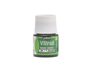 Краска лаковая по стеклу и металлу прозрачная (вр.сушки 8час.) Vitrail Pebeo 45мл ШАРТРЕЗ