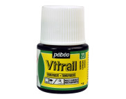 Краска лаковая по стеклу и металлу прозрачная (вр.сушки 8час.) Vitrail Pebeo 45мл ЛИМОННЫЙ