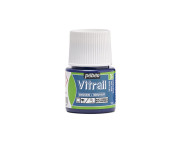 Краска лаковая по стеклу и металлу прозрачная (вр.сушки 8час.) Vitrail Pebeo 45мл НЕБЕСНО-ГОЛУБОЙ