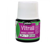 Краска лаковая по стеклу и металлу прозрачная (вр.сушки 8час.) Vitrail Pebeo 45мл ФУКСИЯ