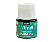 Краска лаковая по стеклу и металлу прозрачная (вр.сушки 8час.) Vitrail Pebeo 45мл ЛАГУНА