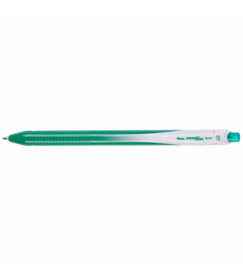 Ручка гелевая  Energel Pentel одноразов.(подходит для левшей) 0,7мм ЗЕЛЕНАЯ